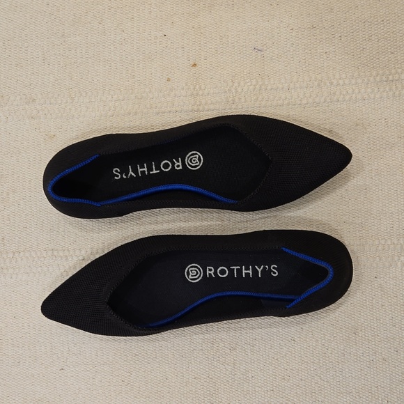 Rothy's Point Black Size 7.5 - Picture 3 of 4